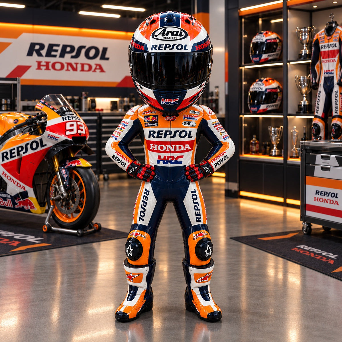 Helmstand Repsol Honda standard base edition