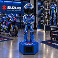 Helmstand Suzuki Racing edition with Bluetooth speaker base