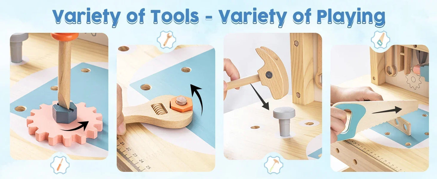 Montessori Tool Bench - Image 5