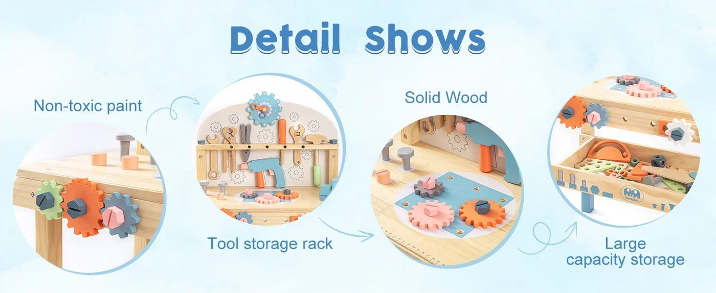 Montessori Tool Bench - Image 3