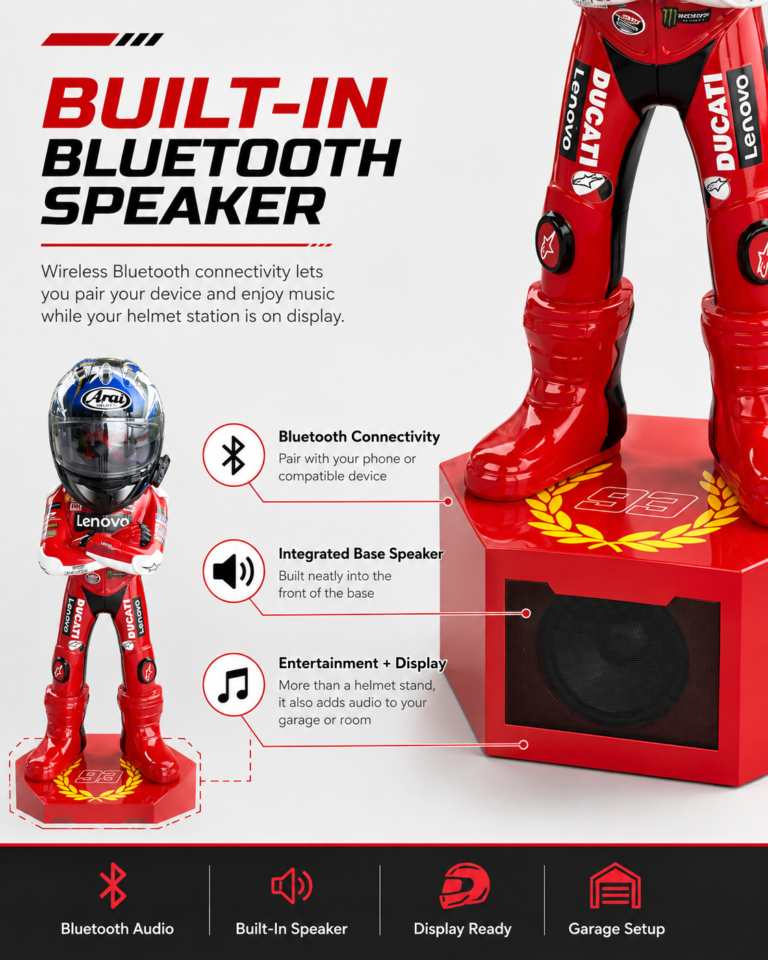 Bluetooth speaker built into Smart Edition hexagonal base