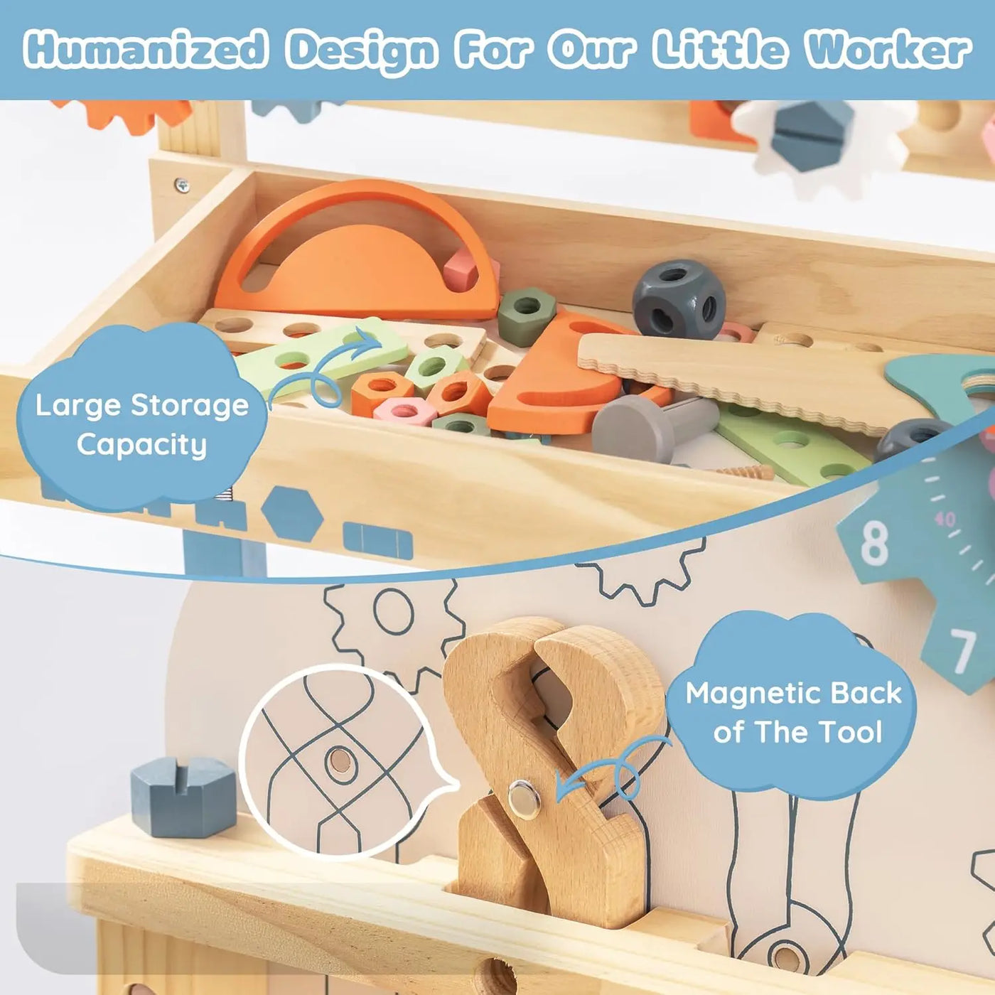 Montessori Tool Bench - Image 10